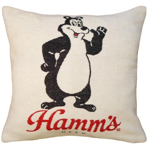 Hamm's Beer Bear Pillow Case