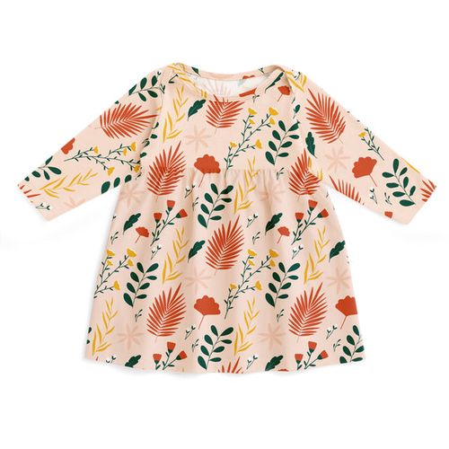 Lausanne Baby Dress - Secret Garden Blush