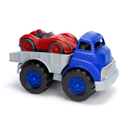 Green Toys Flatbed Truck & Race Car