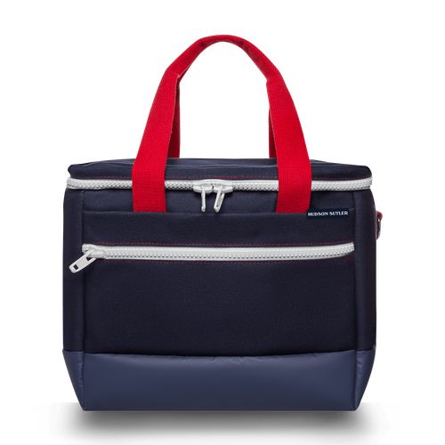 Medium Cooler Bag - Navy/Red