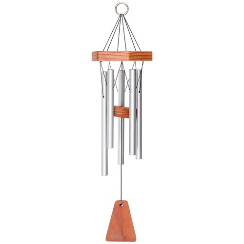 17-inch Windchime in Satin Silver