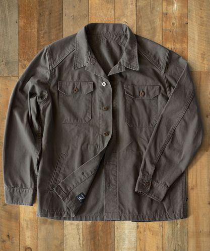 Olive Canvas Utility Jacket