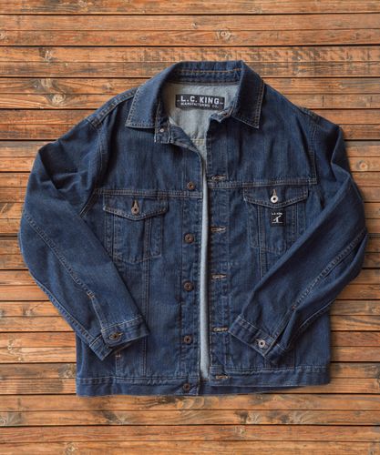 Washed Denim Western Jacket