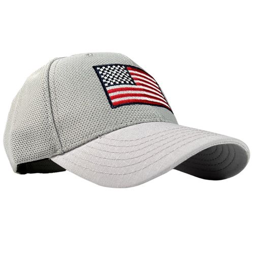 American Flag Mesh On Mesh Trucker Hat