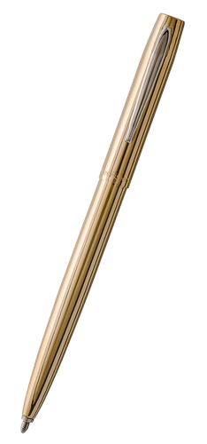 Anti Microbial Brass Cap-O-Matic Space Pen