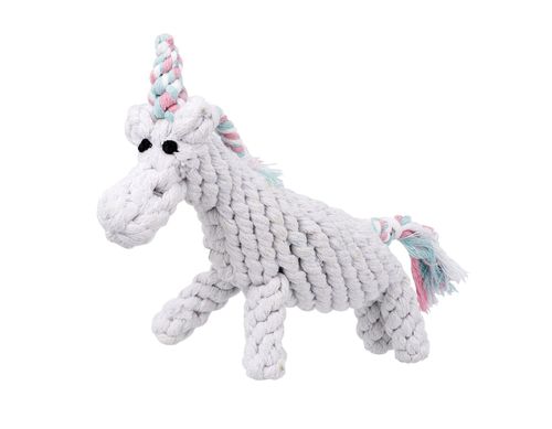 Unicorn 8' Rope Dog Toy