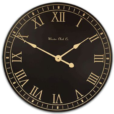 Blank and Tan Clock 17"