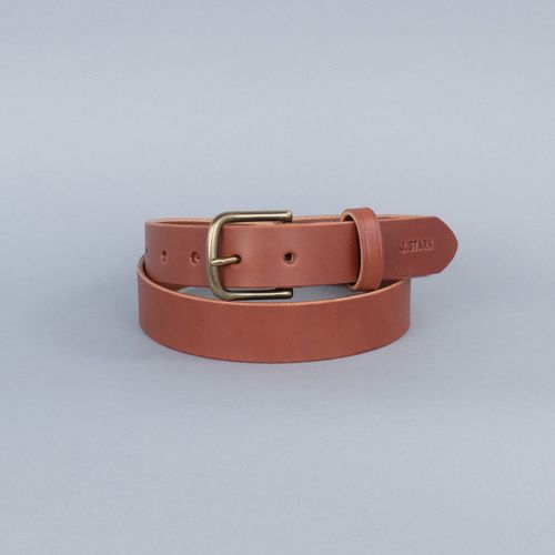 English Point Belt (1.25") in Medium Brown Bridle Leather