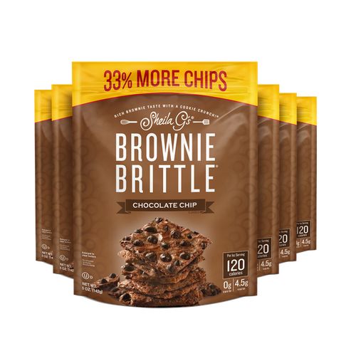 6 pack Chocolate Chip Brownie 5oz