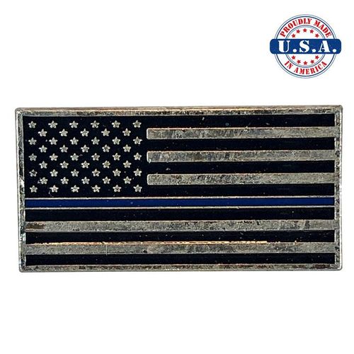 Thin Blue Line Lapel Pin