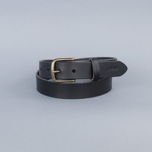 English Point Belt (1.25") in Black Bridle Leather