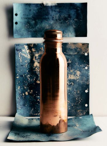 Far West El Cosmico Copper Water Bottle