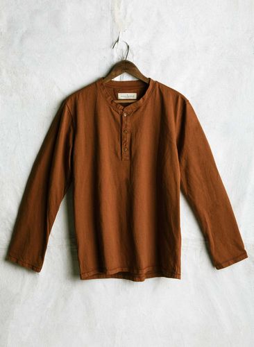 The I+W Knit Henley in Copper