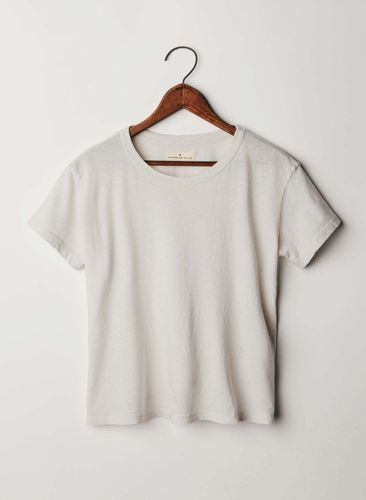 The Drop Tee in Vintage White