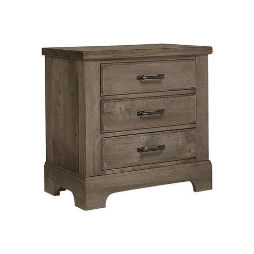 Rustic Three Draw Night Stand
