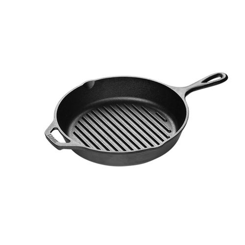 Round Cast Iron Grill Pan 10.25 inch