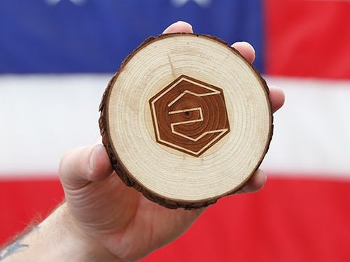 Bottle Breacher Custom Logo Wood Coasters
