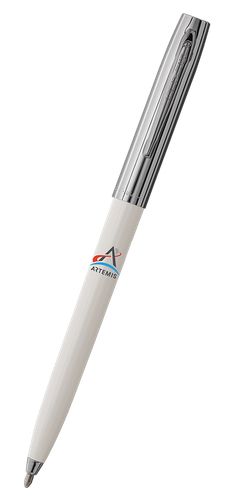 White & Chrome Cap-O-Matic Space Pen, Artemis