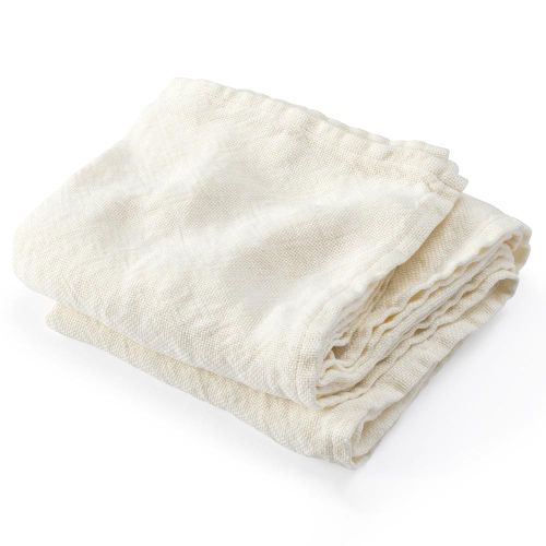 Calendar Island Linen Bath Towel - Pearl