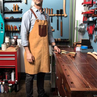 Full Suede Shop Apron