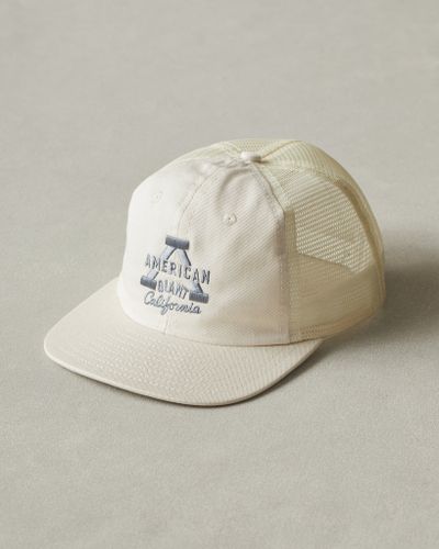 AG Trucker Hat - Natural A Logo