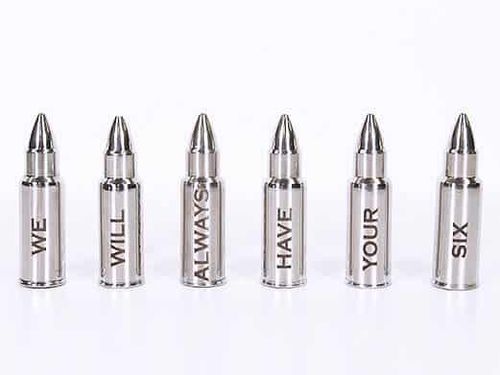 Custom Engraved Whiskey Bullets Gift Set