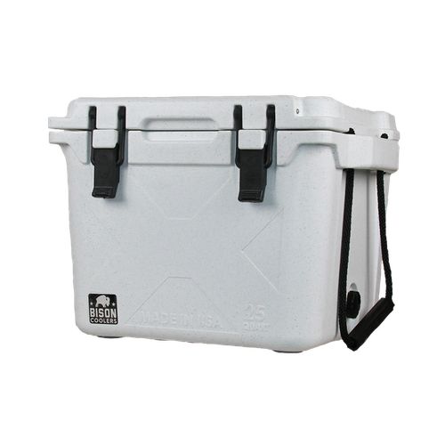 White 25 QT Bison Cooler