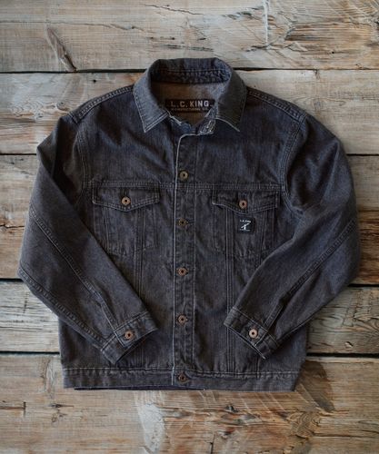 Black Denim Western Jacket